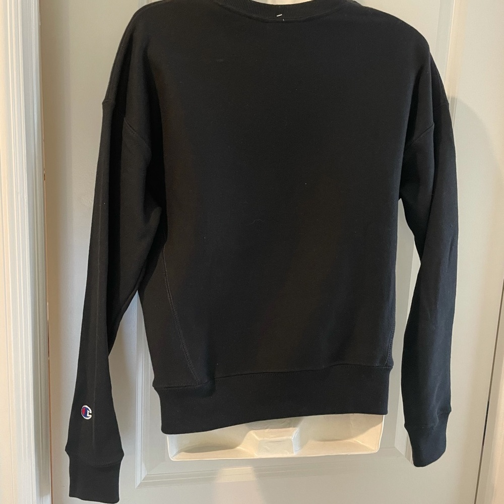 Champion Pullover Sweatshirt Black XS Reverse Crew - Picture 4 of 7
